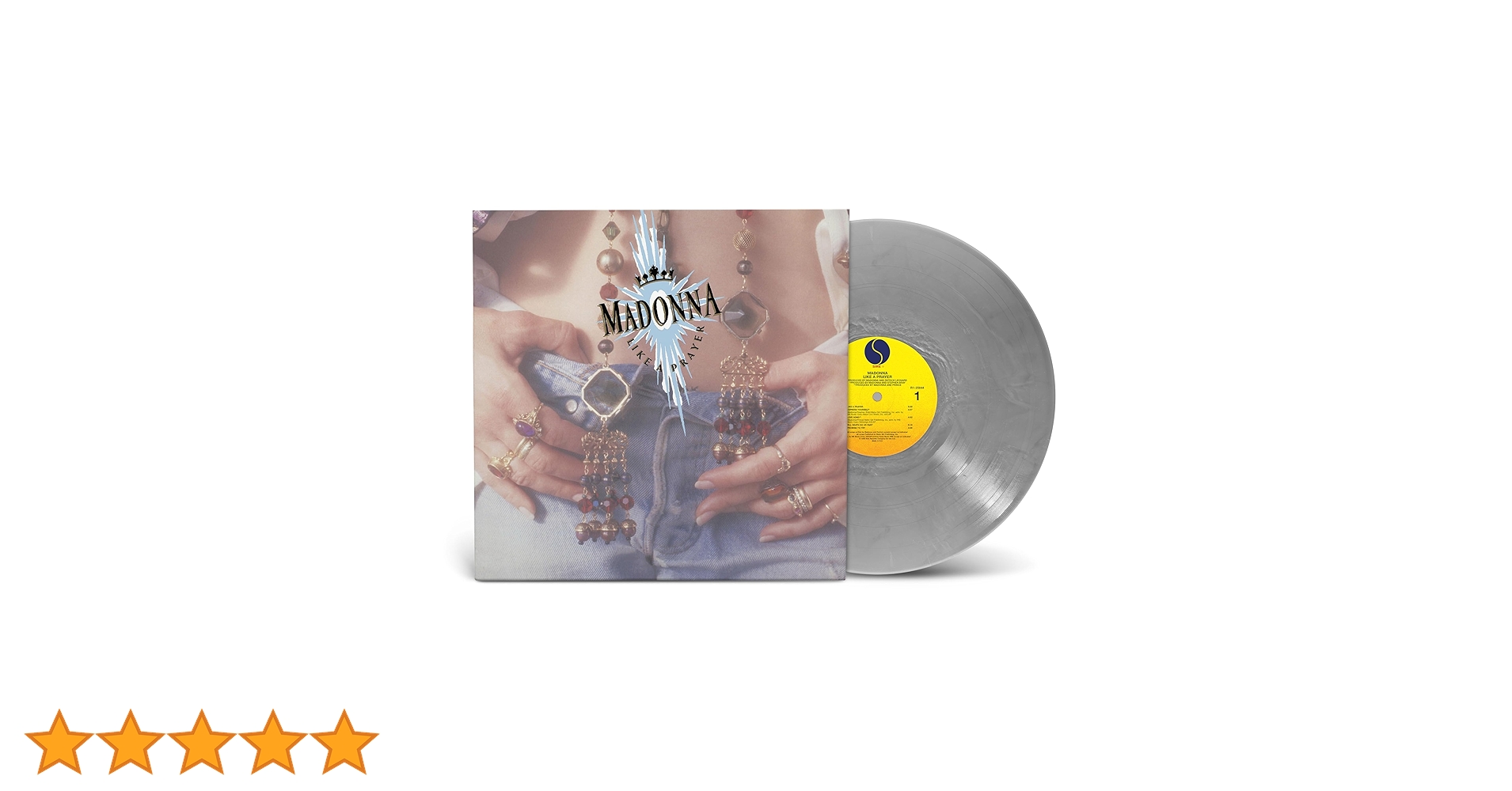 新品未開封　マドンナ　Like A Prayer　限定 シルバー・カラー盤 LP Amazon.co.jp: Like A Prayer(Silver Collection) - Madonna